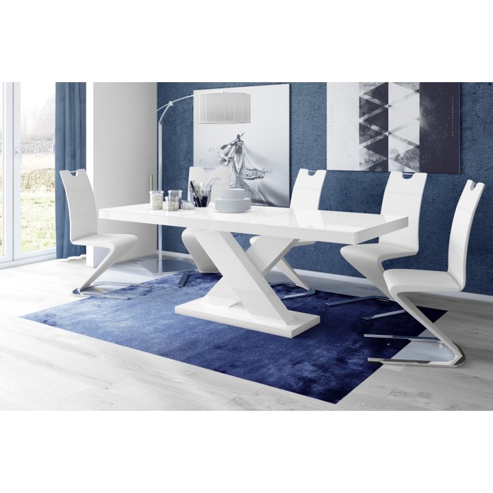 Stół Xenon 140 Dąb Artisan / Czarny Super Decor